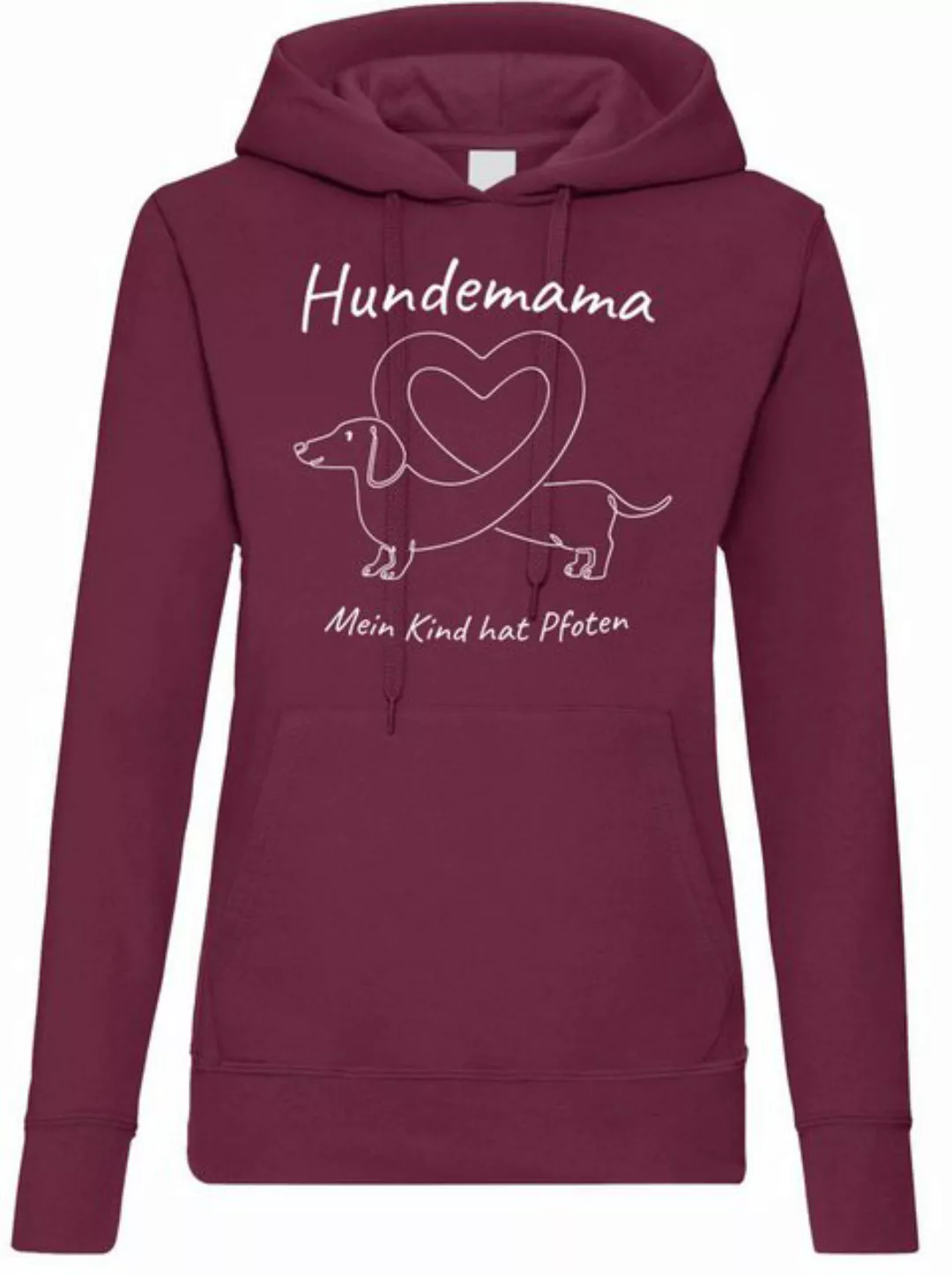 Youth Designz Kapuzenpullover Hundemama Damen Hoodie Pullover für Hunde Bes günstig online kaufen