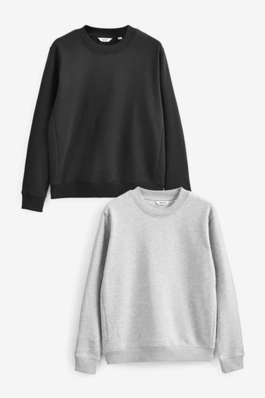 Next Sweatshirt Sweatshirt mit Rundhalsausschnitt (2-tlg) günstig online kaufen