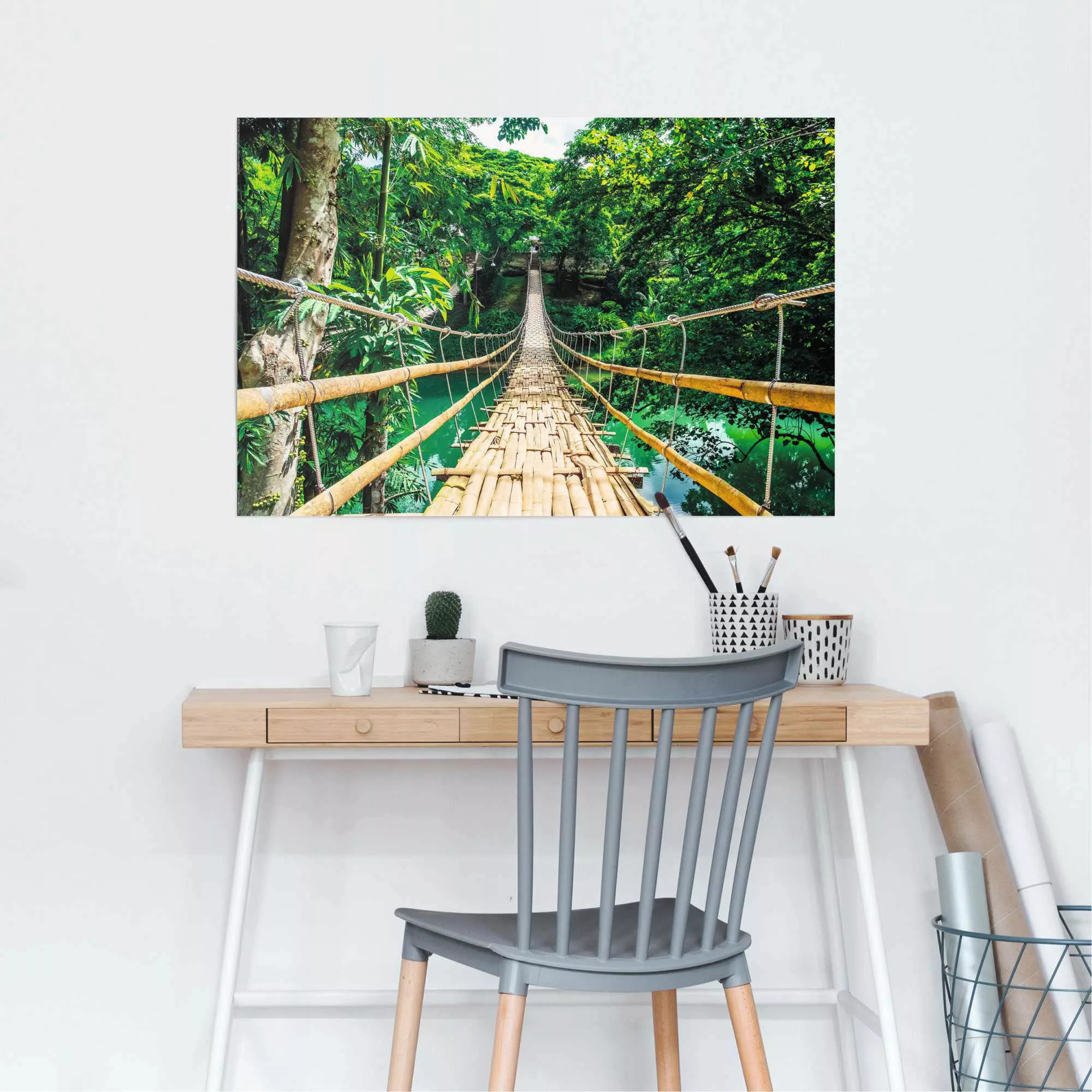 Reinders Poster "Dschungel Brücke", (1 St.) günstig online kaufen