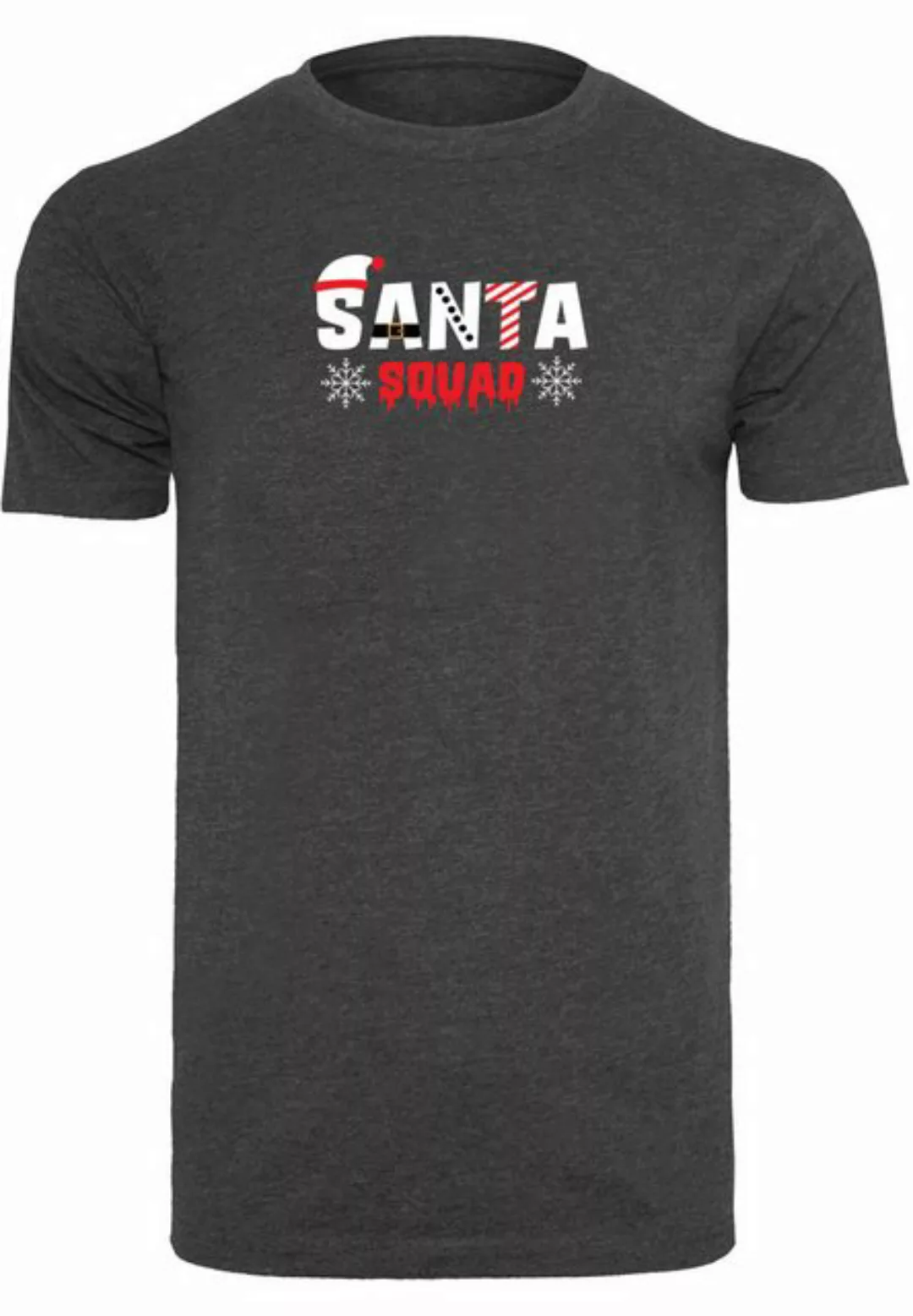 Merchcode T-Shirt Merchcode Herren Santa Squad T-Shirt Round Neck (1-tlg) günstig online kaufen