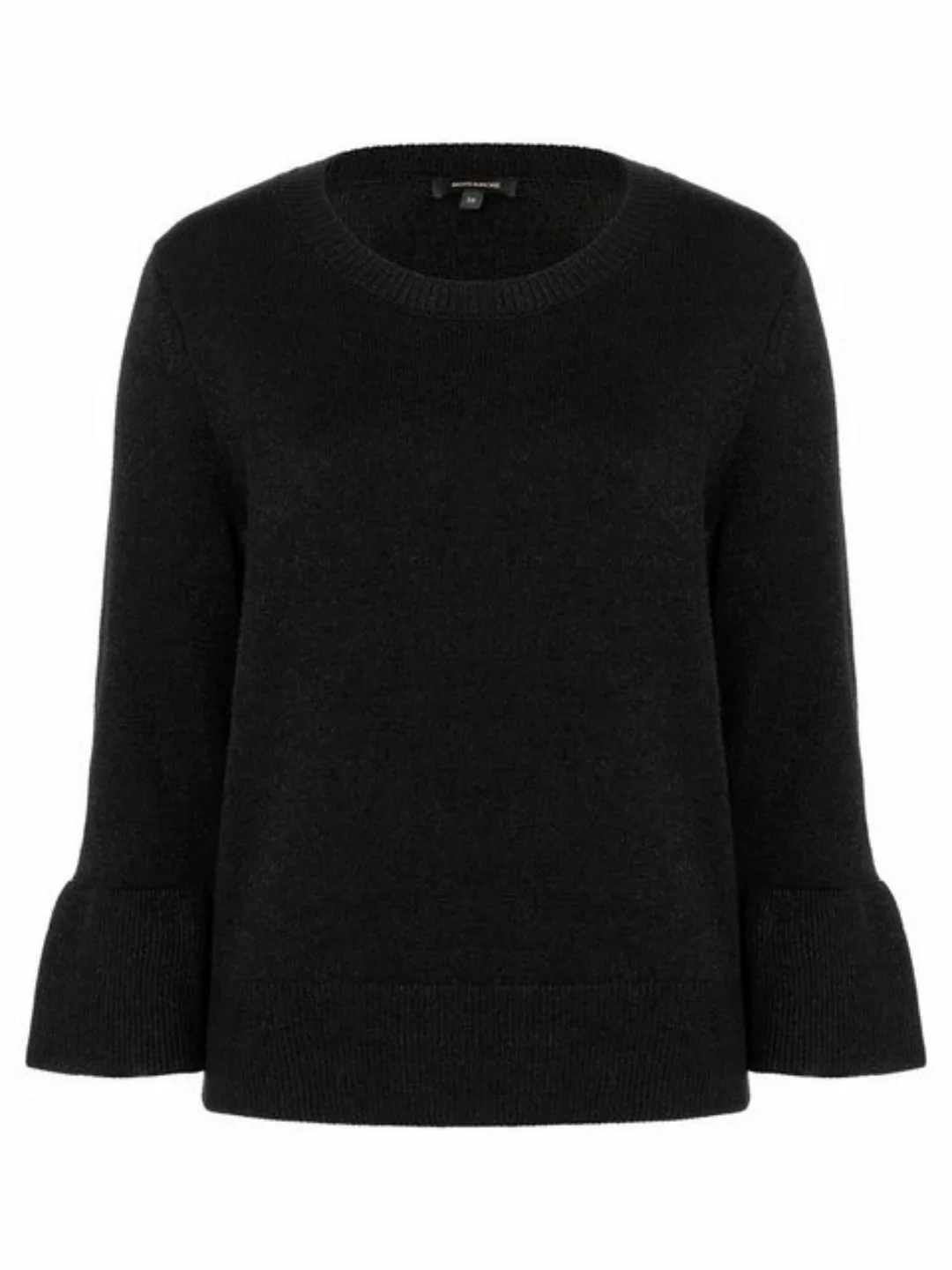 Pullover mit Volantärmel, schwarz, Herbst-Kollektion günstig online kaufen