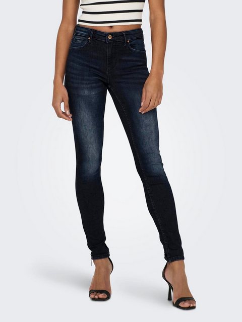 ONLY Skinny-fit-Jeans "ONLKENDELL LIFE REG SK ANKLE", mit Zipper am Saum günstig online kaufen