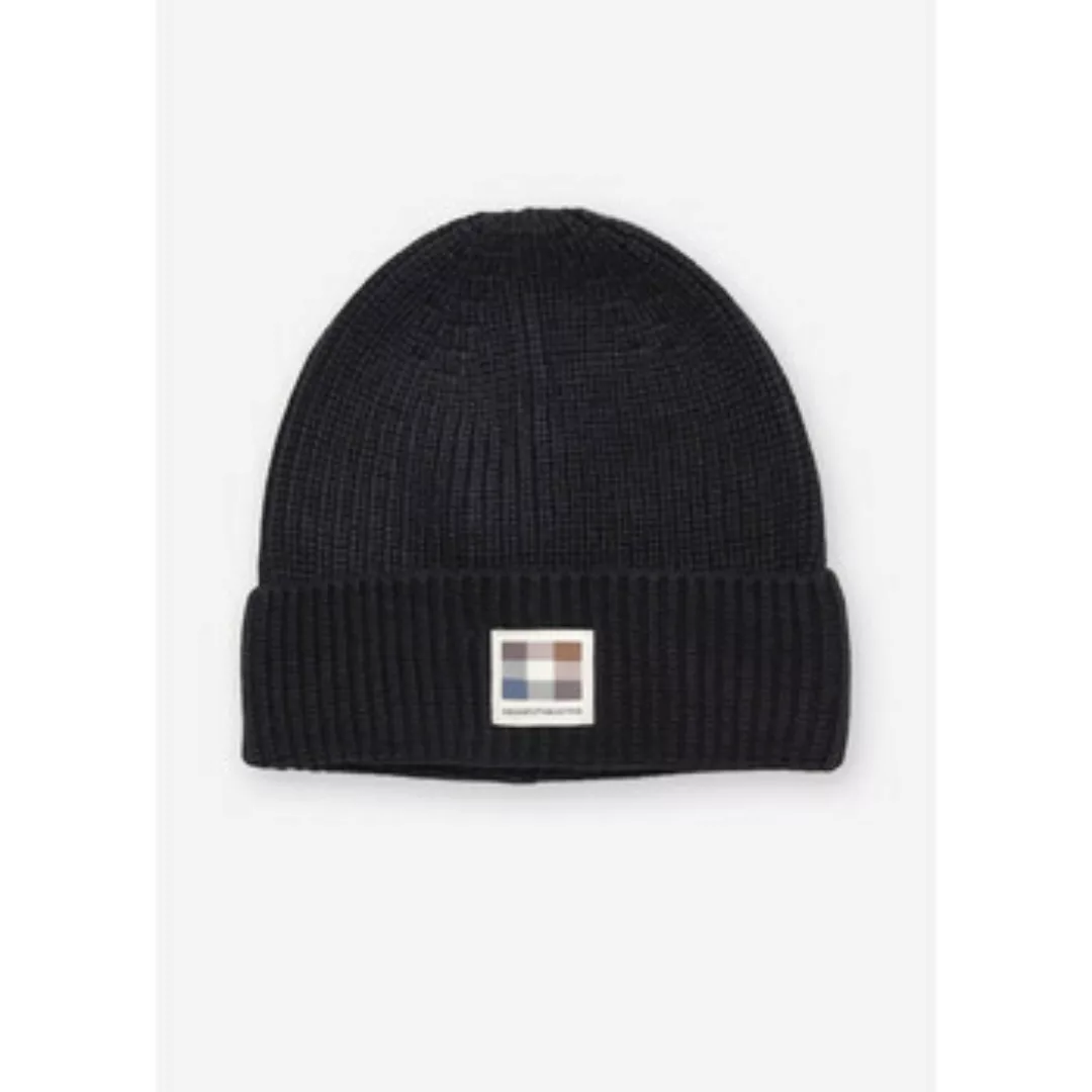 Aquascutum  Mütze Active beanie patch - black günstig online kaufen