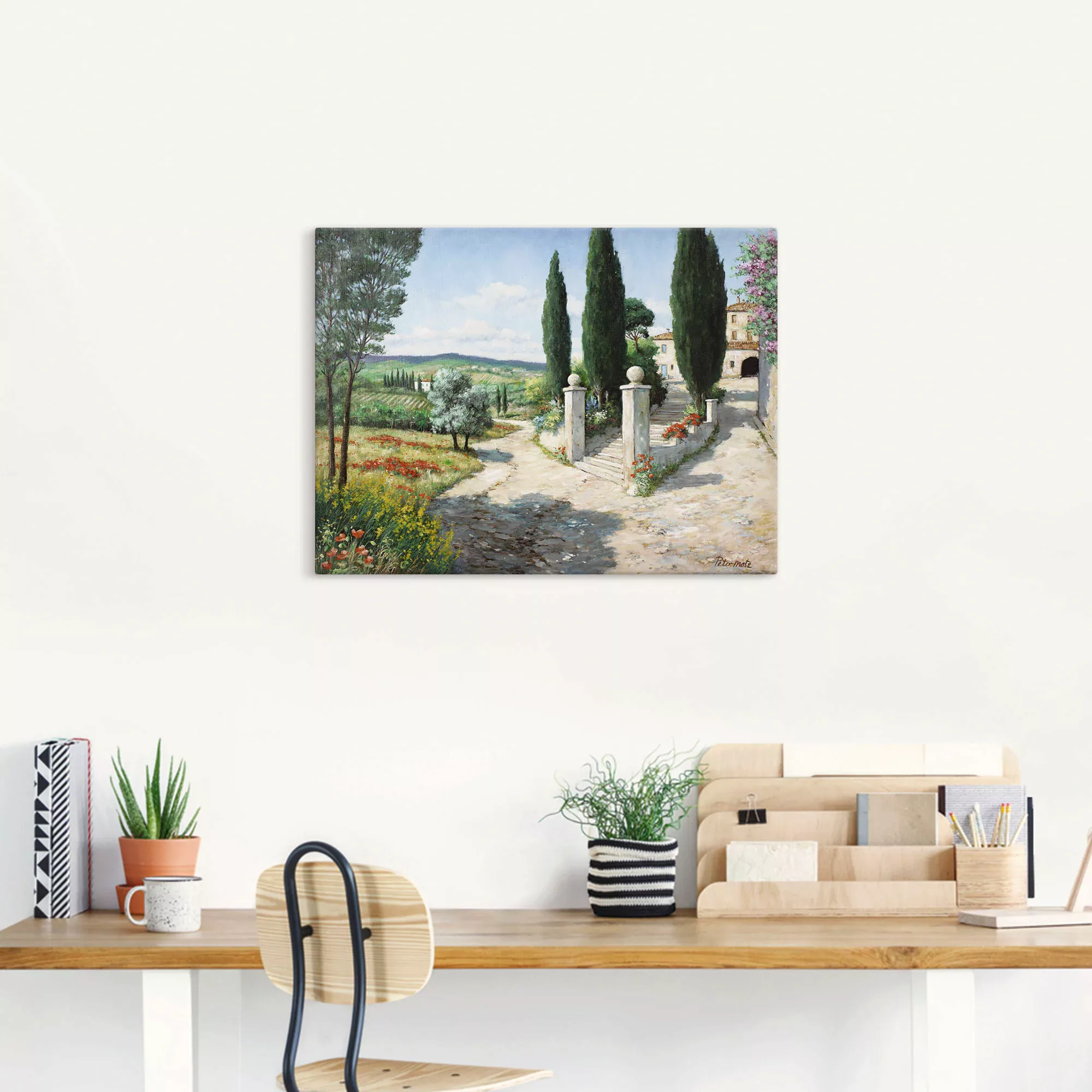 Artland Wandbild »Wohnung in der Toskana«, Europa, (1 St.), als Leinwandbil günstig online kaufen