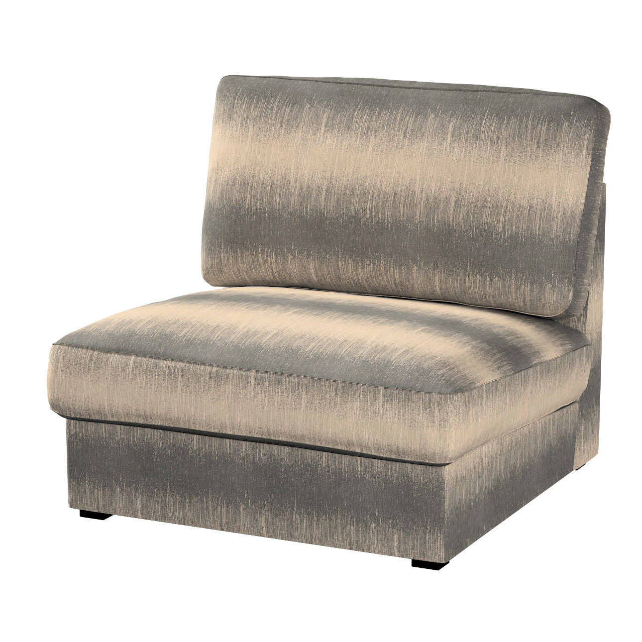 Bezug für Kivik Sessel nicht ausklappbar, grau-beige, Bezug für Sessel Kivi günstig online kaufen