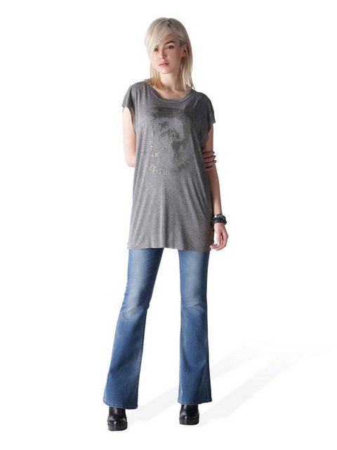 Diesel T-Shirt Diesel T-JAC-B MAGLIETTA Damen T-Shirt günstig online kaufen