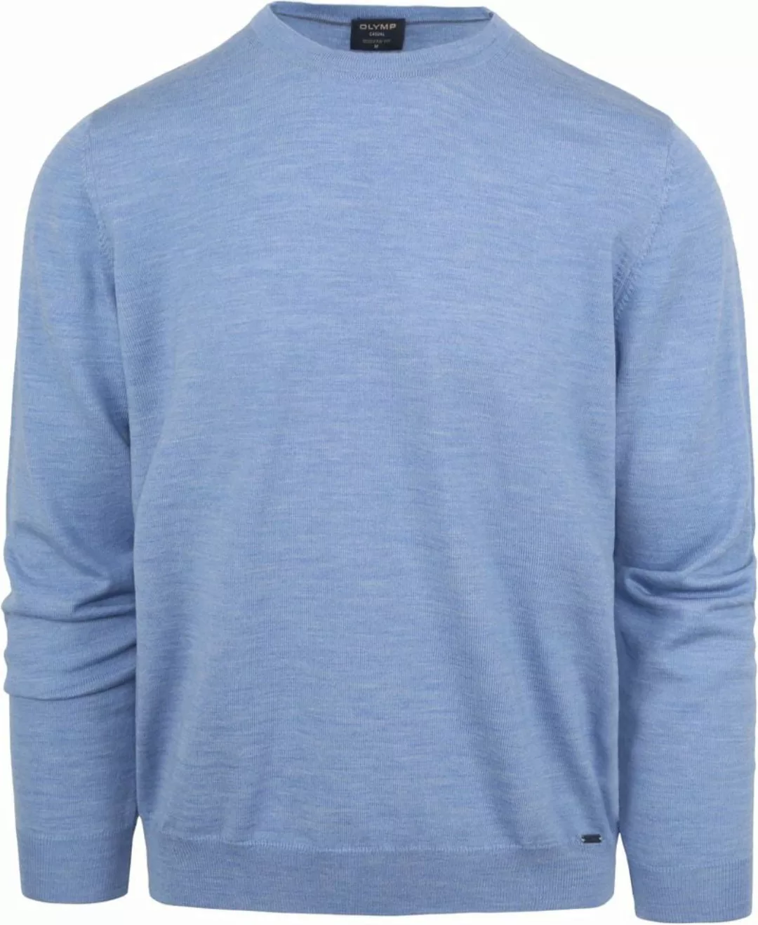 Olymp Pullover O-Hals Wolle Hellblau - Größe 3XL günstig online kaufen