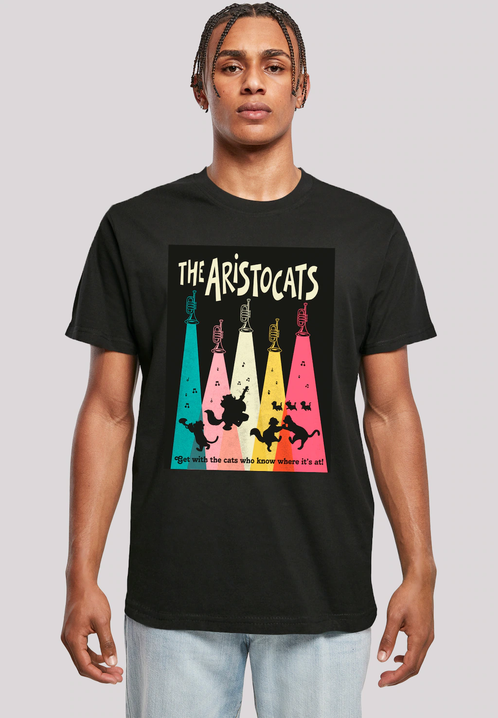 F4NT4STIC T-Shirt "Aristocats kommen mit den Katzen", Premium Qualität günstig online kaufen