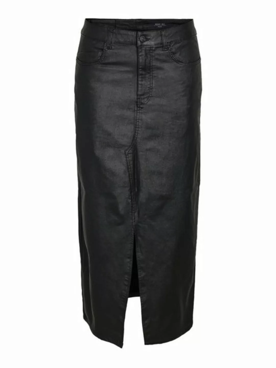 Noisy may Lederimitatrock NMKATH NW SLIT LONG SKIRT COATED BL NOOS günstig online kaufen