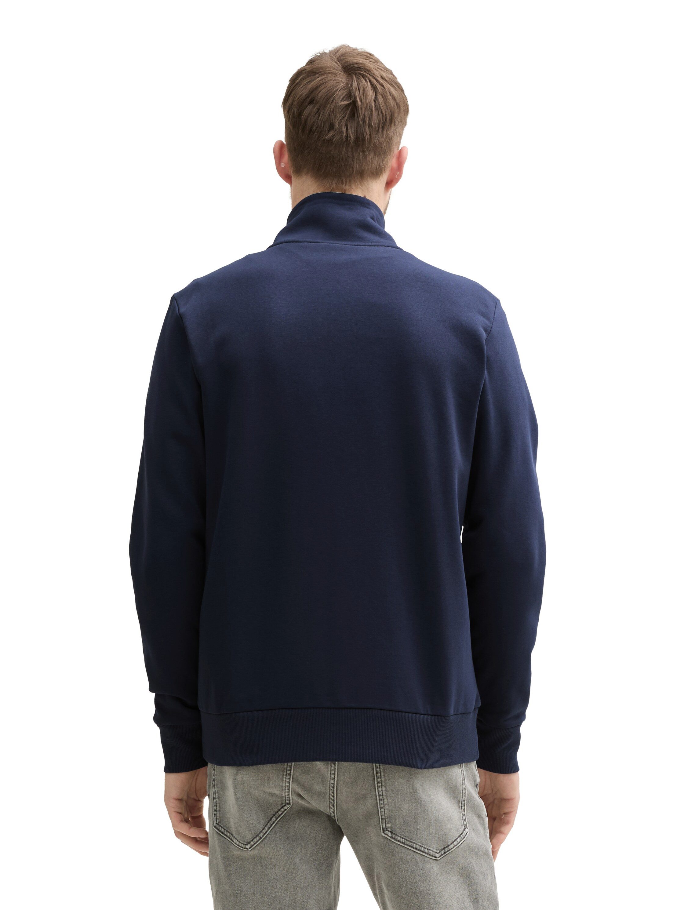 TOM TAILOR Sweatjacke mit Logo Stickerei günstig online kaufen