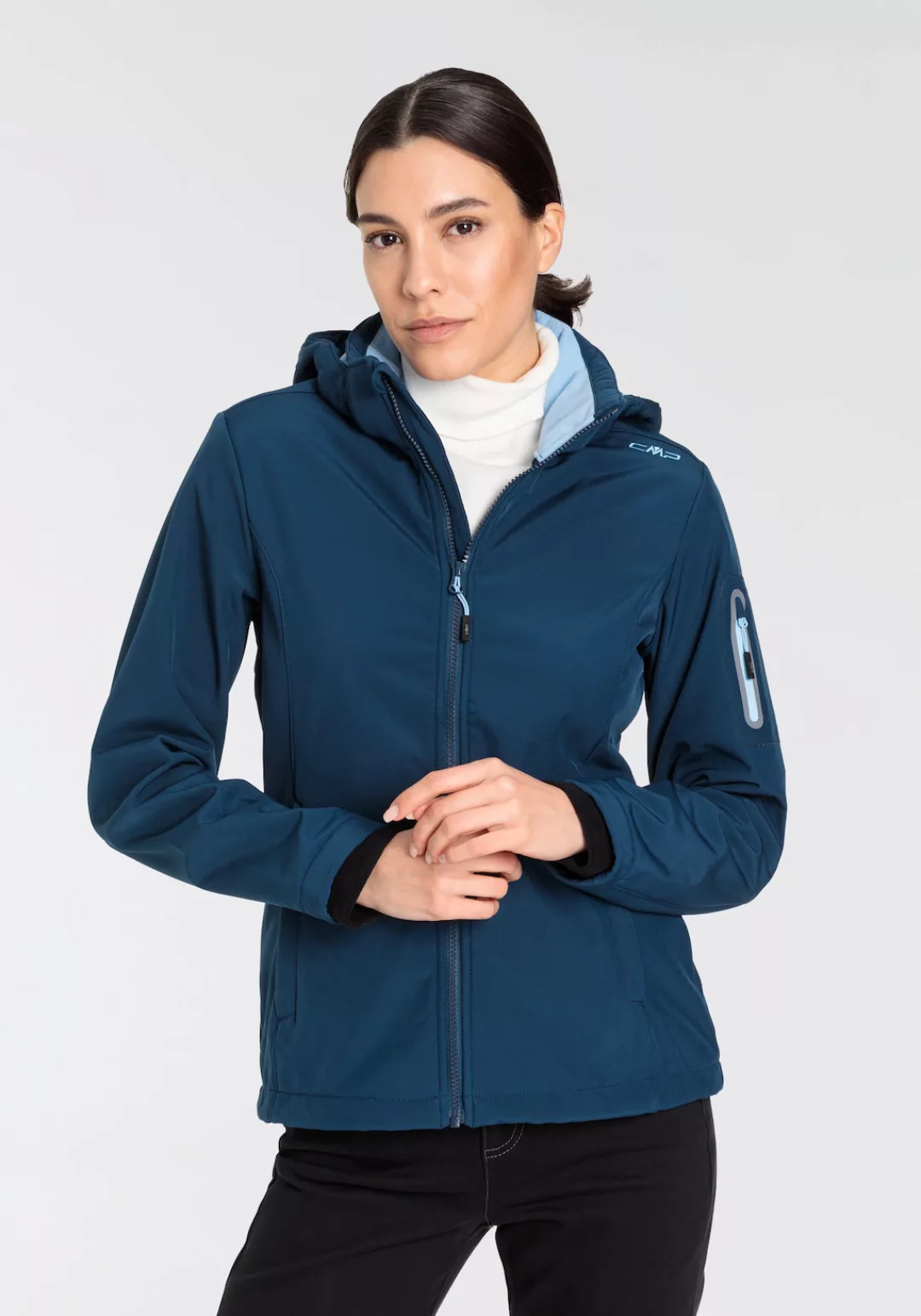 CMP Softshelljacke "WOMAN JACKET ZIP HOOD" günstig online kaufen