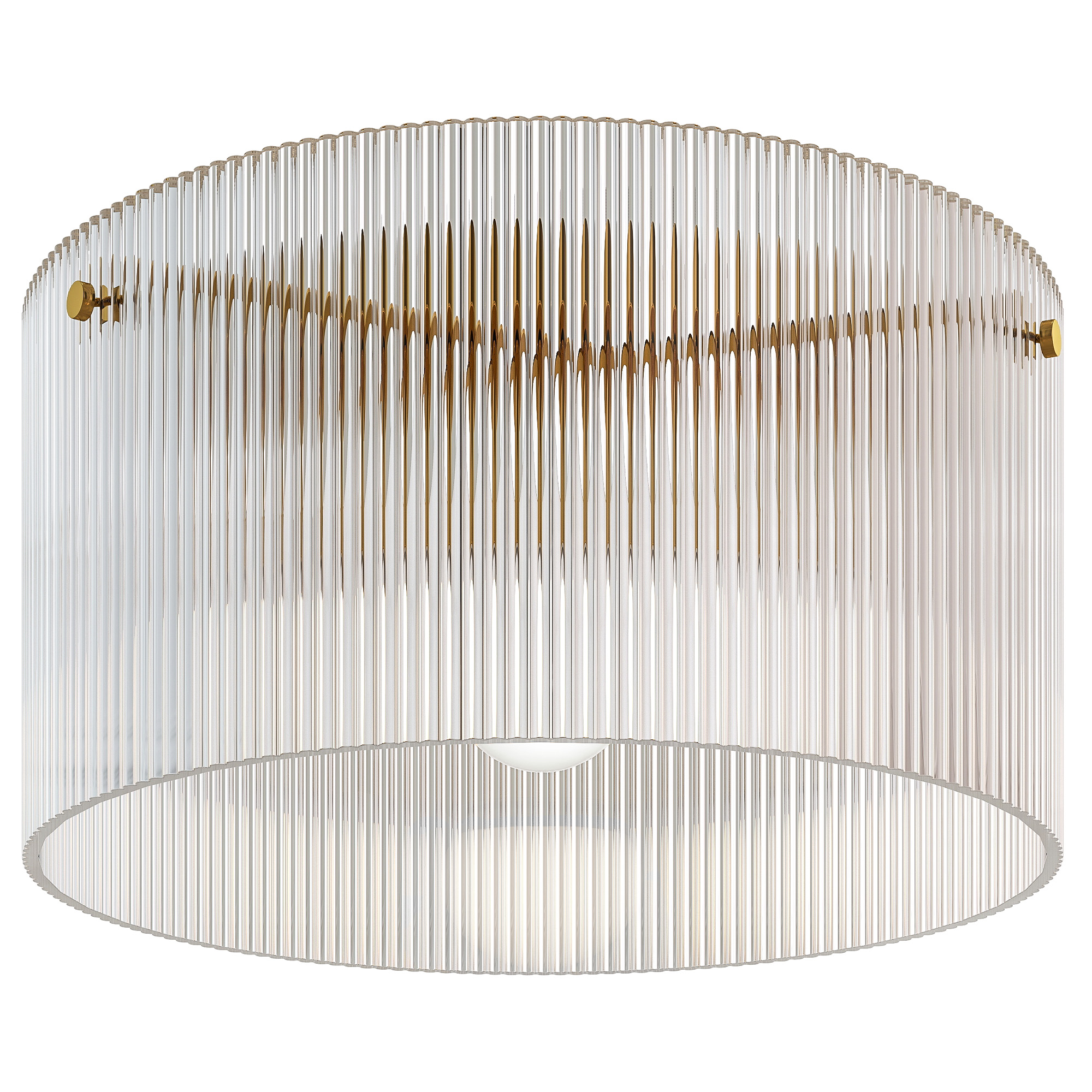 HOMCOM Deckenlampe, Deckenleuchte mit E27 Fassung, Runde Deckenbeleuchtung günstig online kaufen