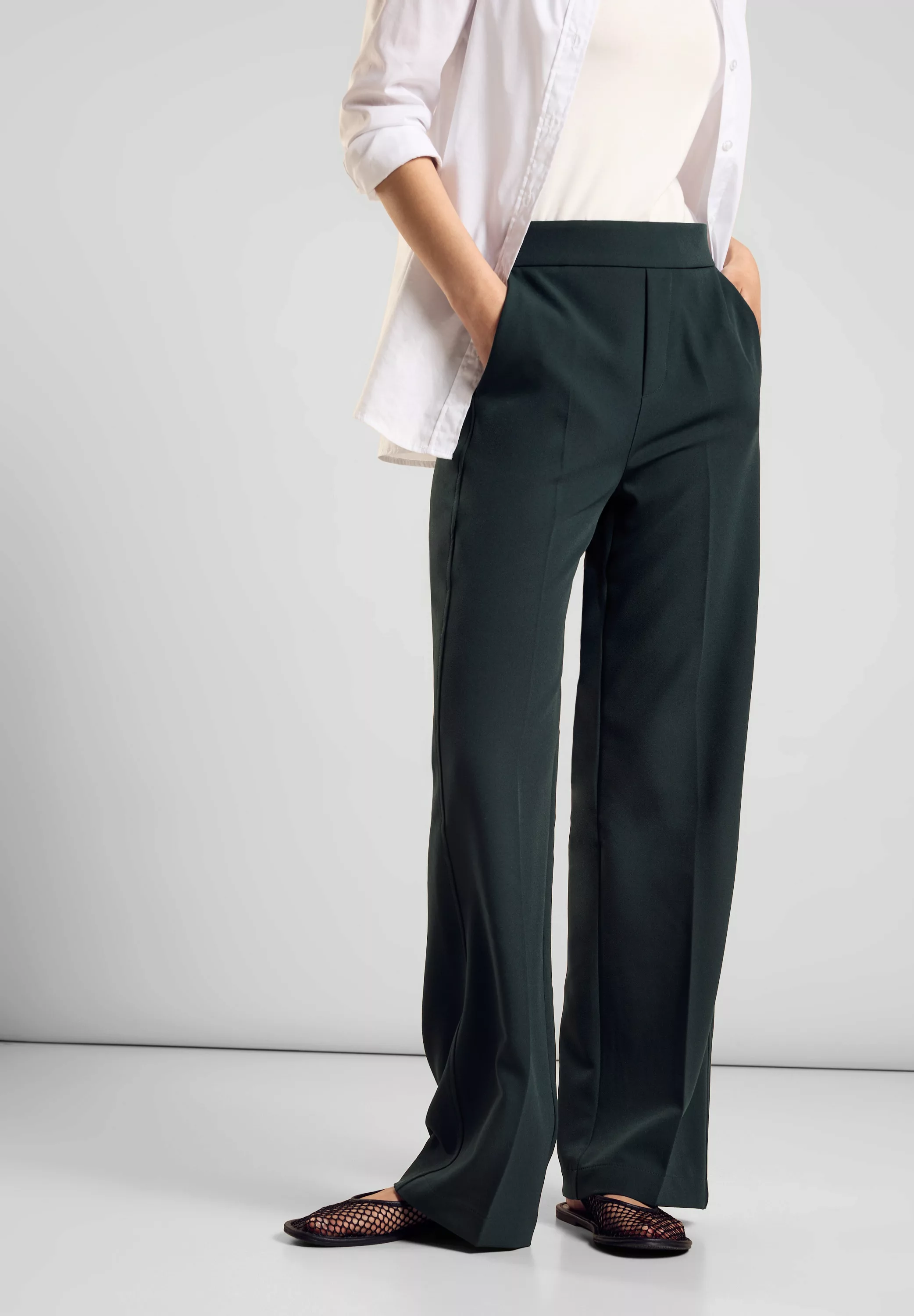 STREET ONE Stoffhose, High Waist günstig online kaufen