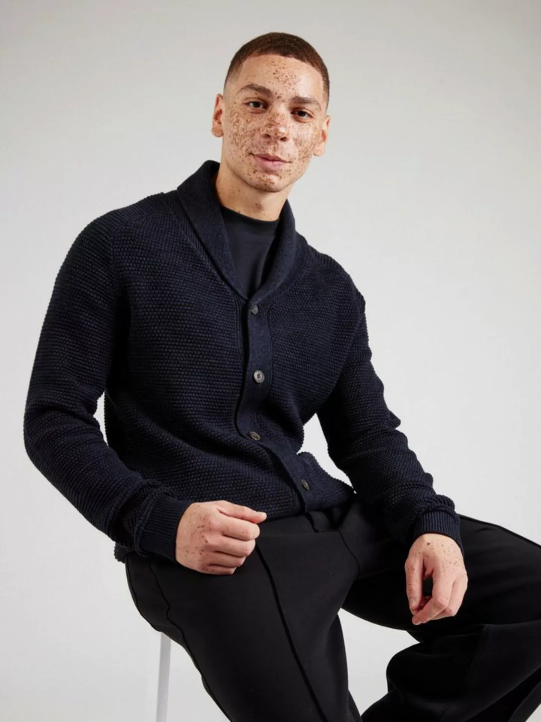 SELECTED HOMME Strickjacke SLHVINCE (1-tlg) Plain/ohne Details günstig online kaufen