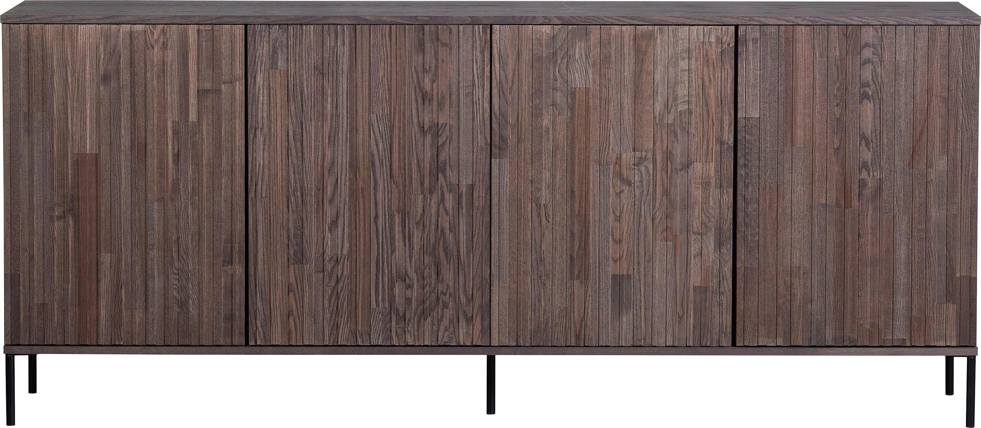 WOOOD Sideboard "New Gravure Dressoir 200 Cm Essen Fineer Espresso" günstig online kaufen