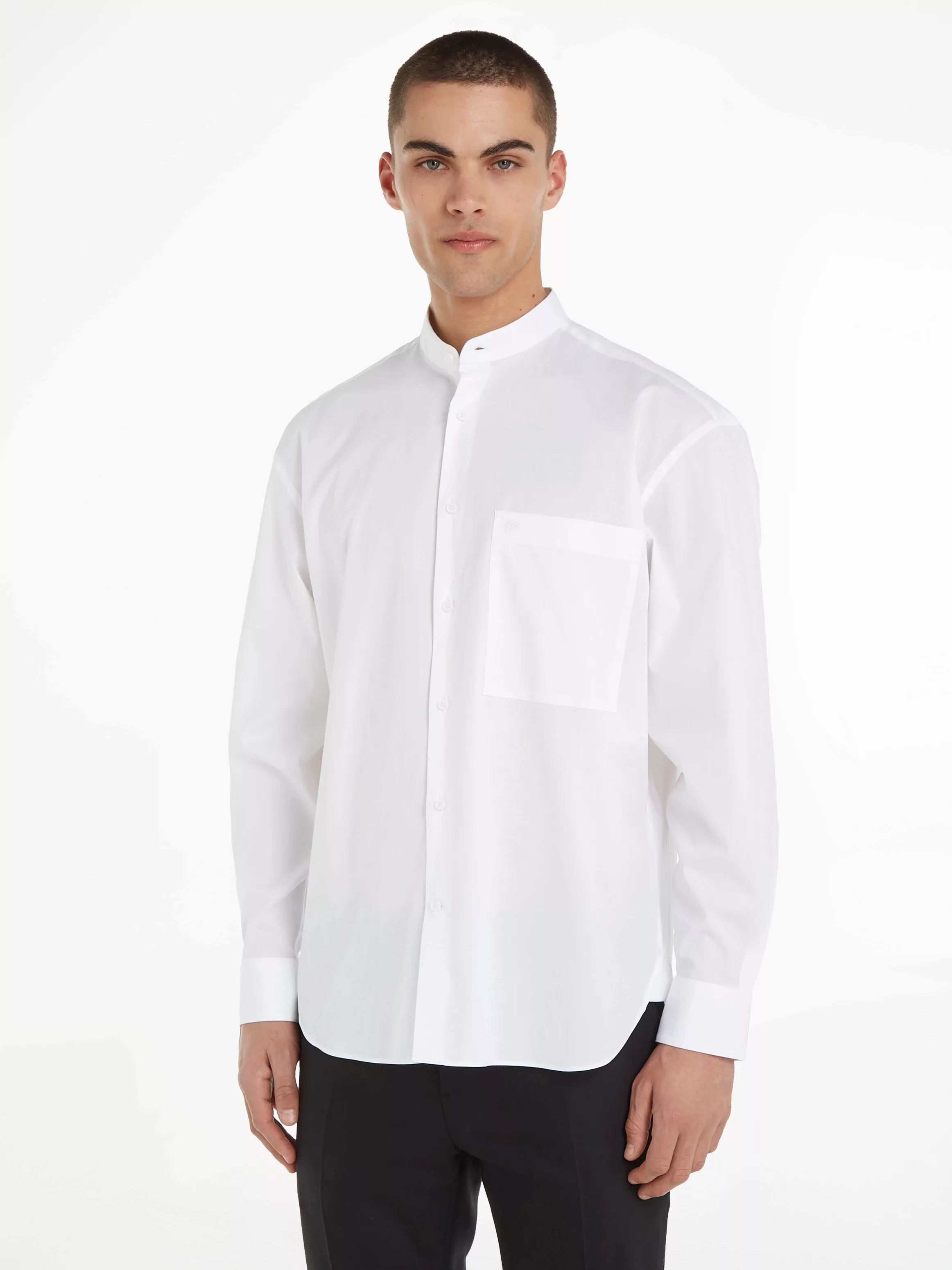 Calvin Klein Kurzarmhemd "POPLIN MODERN S/S POCKETS SHIRT" günstig online kaufen