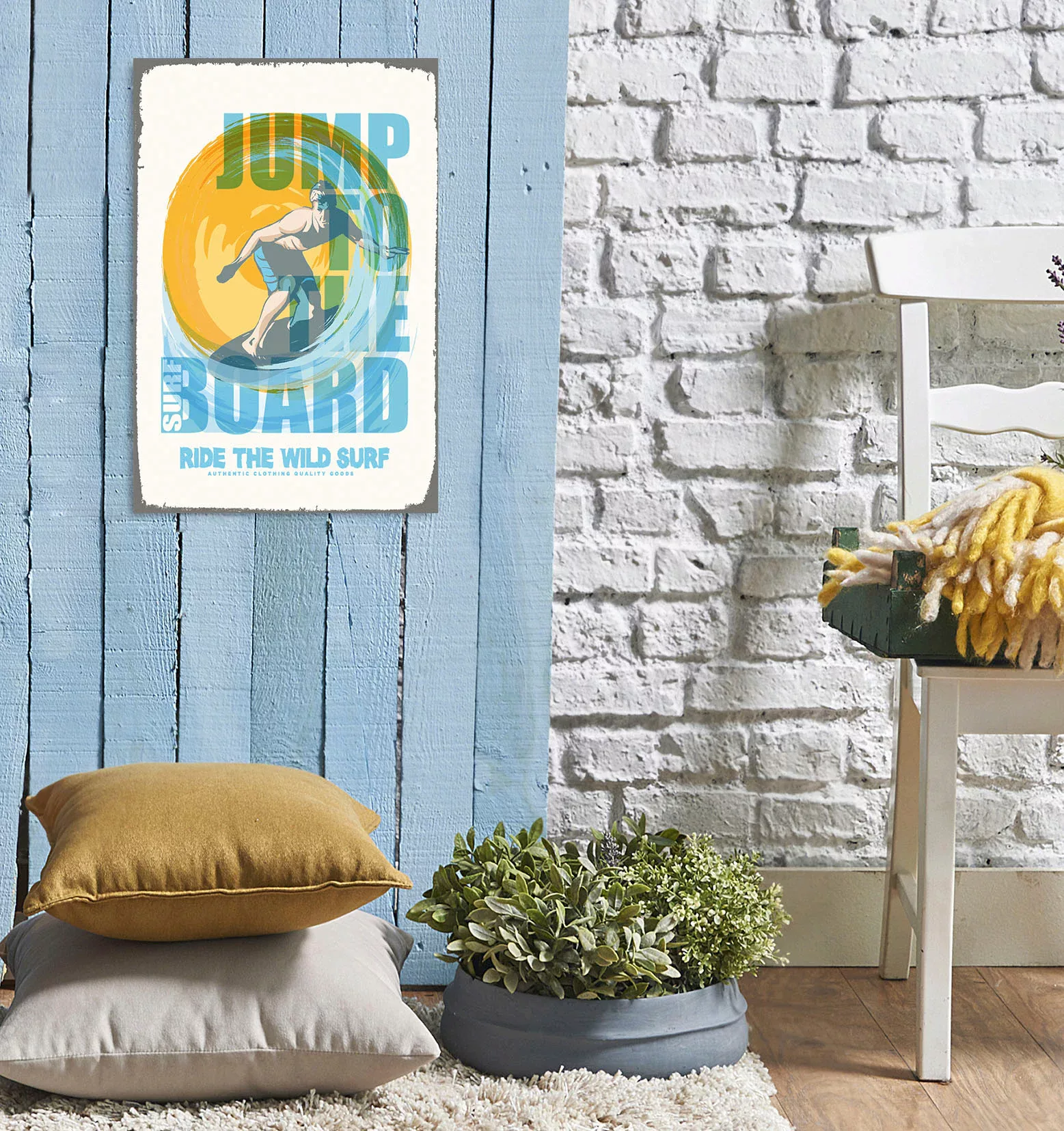queence Metallbild »Wild Surf«, (1 St.), Stahlschilder günstig online kaufen