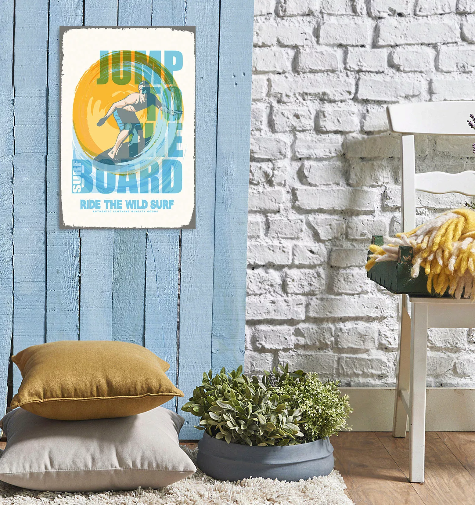 queence Metallbild »Wild Surf«, (1 St.) günstig online kaufen