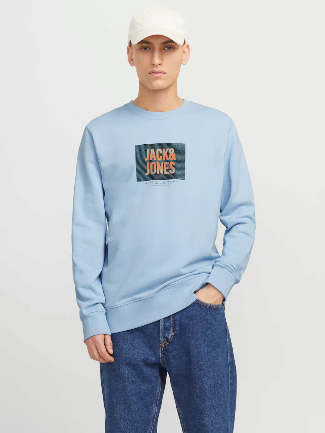 Jack & Jones Sweatshirt JJHUDSON SWEAT CREW NECK günstig online kaufen