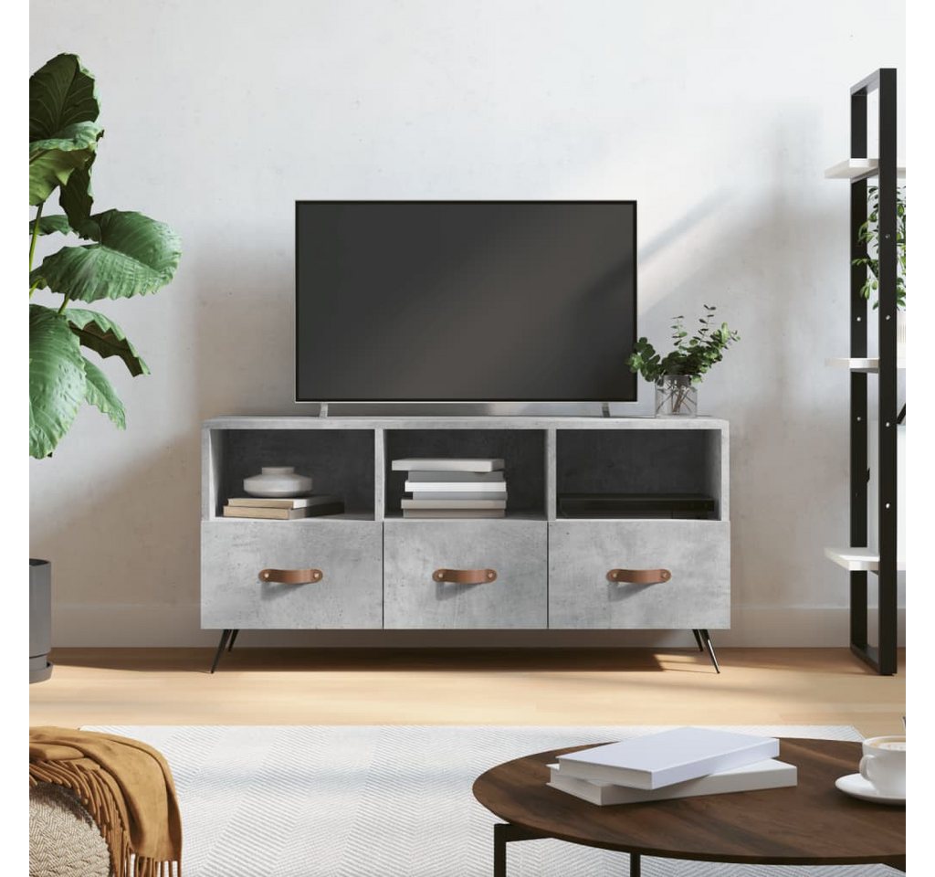 vidaXL TV-Schrank TV-Schrank Betongrau 102x36x50 cm Spanplatte günstig online kaufen