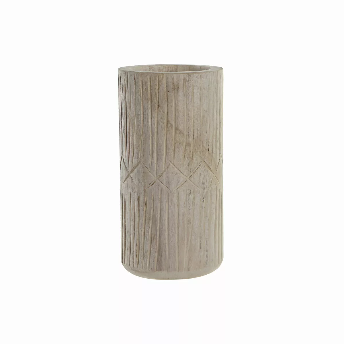 Vase Dkd Home Decor Natürlich Paulonia-holz (15 X 15 X 30 Cm) günstig online kaufen