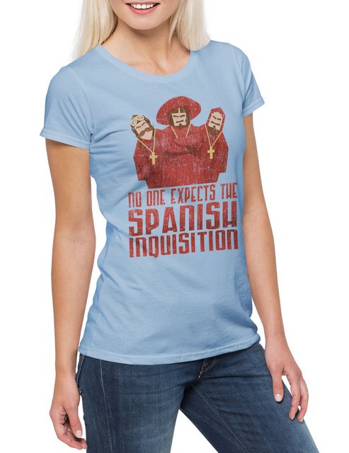 Urban Backwoods Print-Shirt No One Expects The Spanish Inquisition Damen T- günstig online kaufen