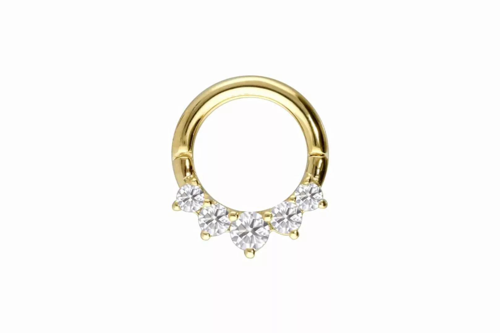 PIERCINGLINE Nasenpiercing 14/18 Karat Gold Segmentring günstig online kaufen