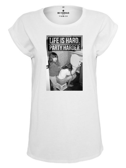 Print-Shirt Be Famous Classic Roll Up T-Shirt Partyha günstig online kaufen