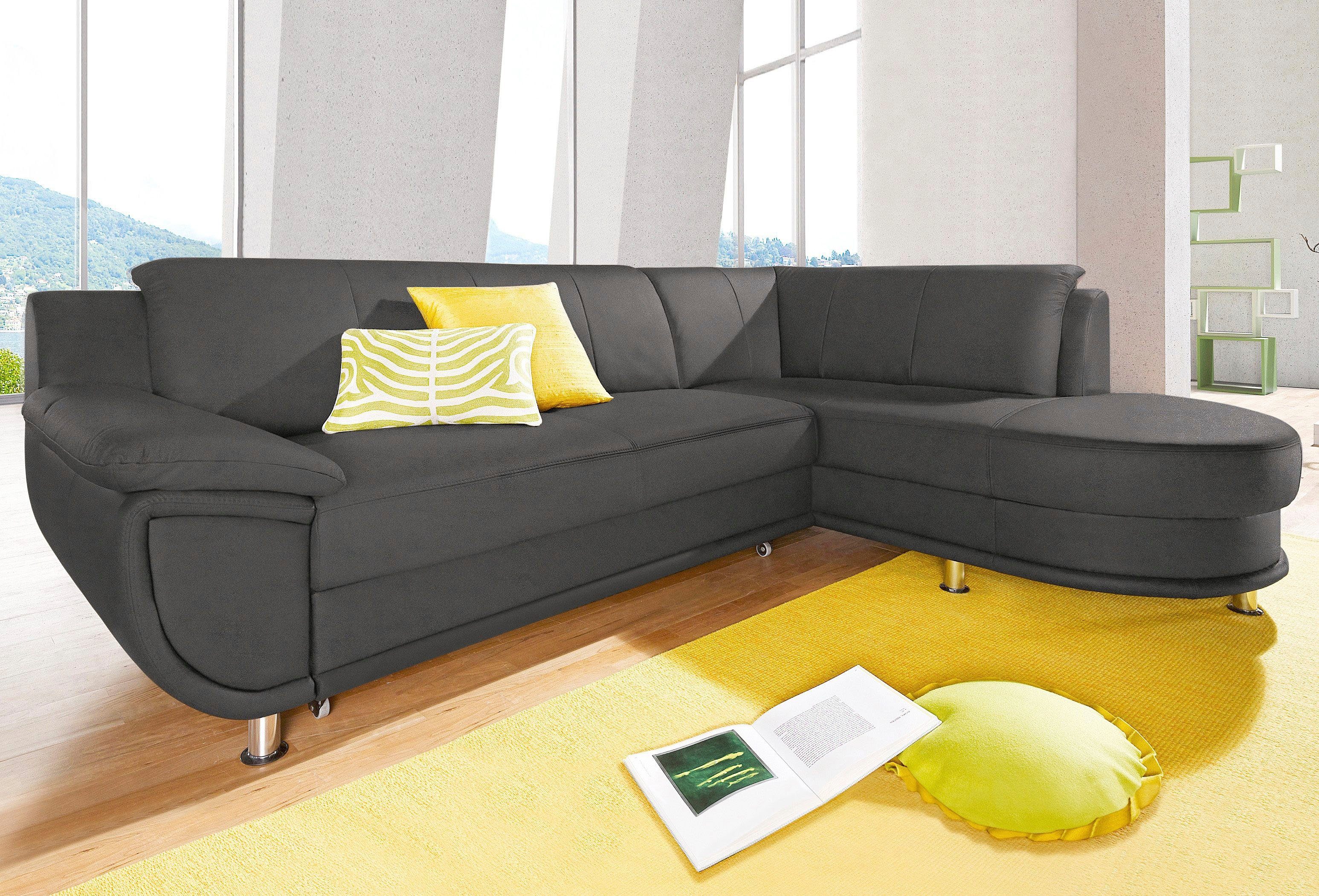 TRENDMANUFAKTUR Ecksofa "Rondo, zeitlos und elegant, bequem, L-Form", wahlw günstig online kaufen
