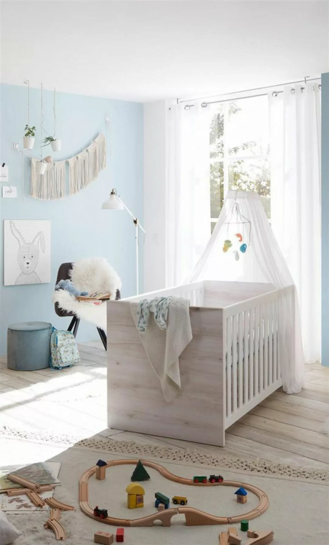 Begabino Babybett 76,9 x 77,8 x 144 cm (B/H/T) günstig online kaufen