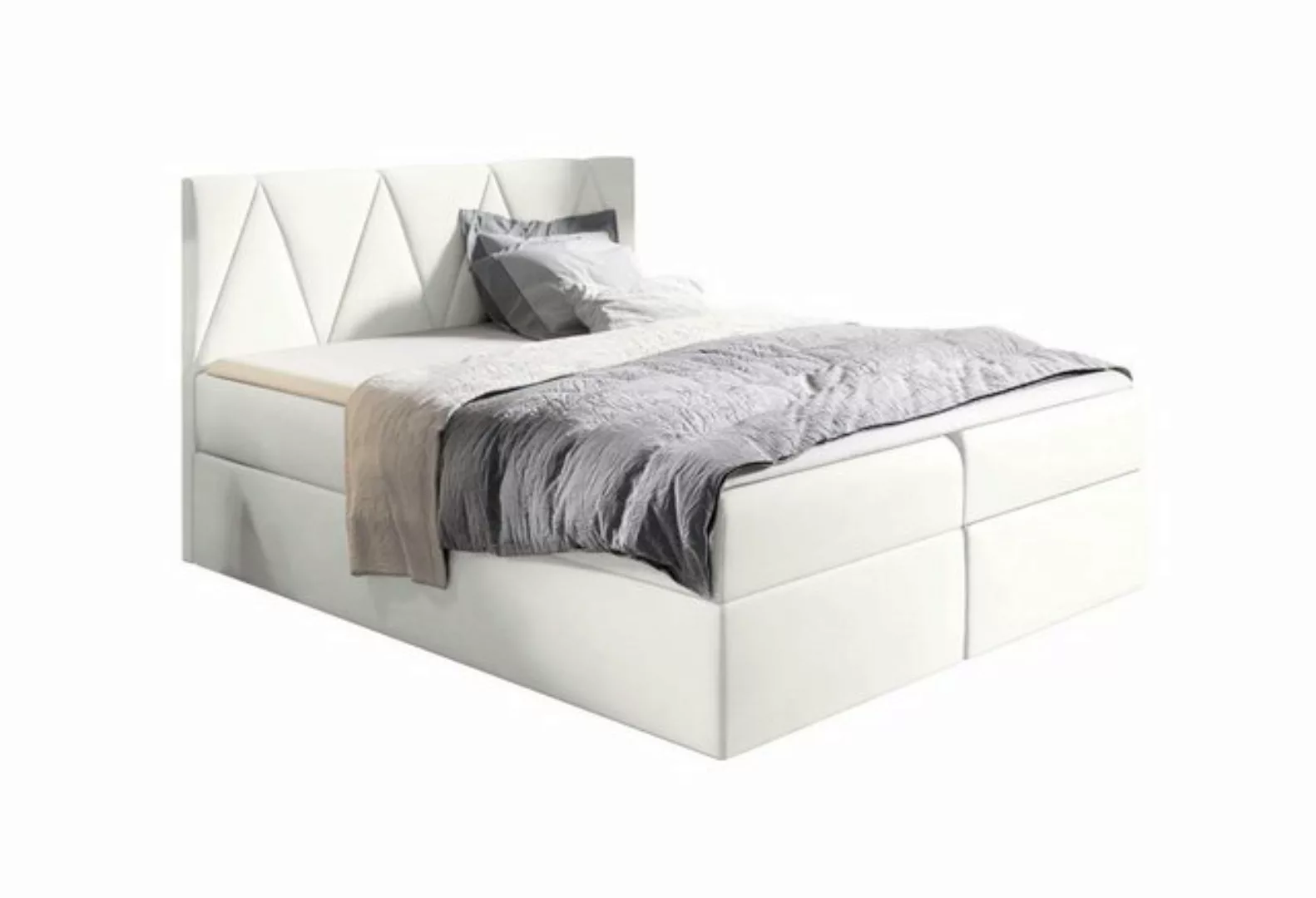 Stylefy Boxspringbett Emma (Schlafzimmerbett, Bett), 120/140/160/180/200x20 günstig online kaufen