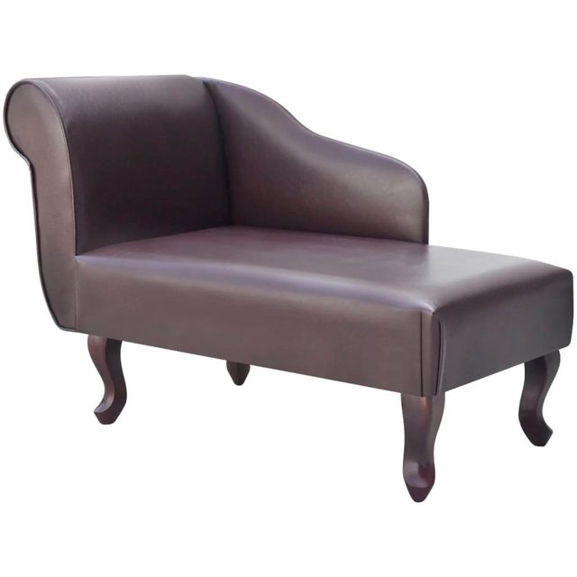 Chaiselongue Braun Kunstleder günstig online kaufen