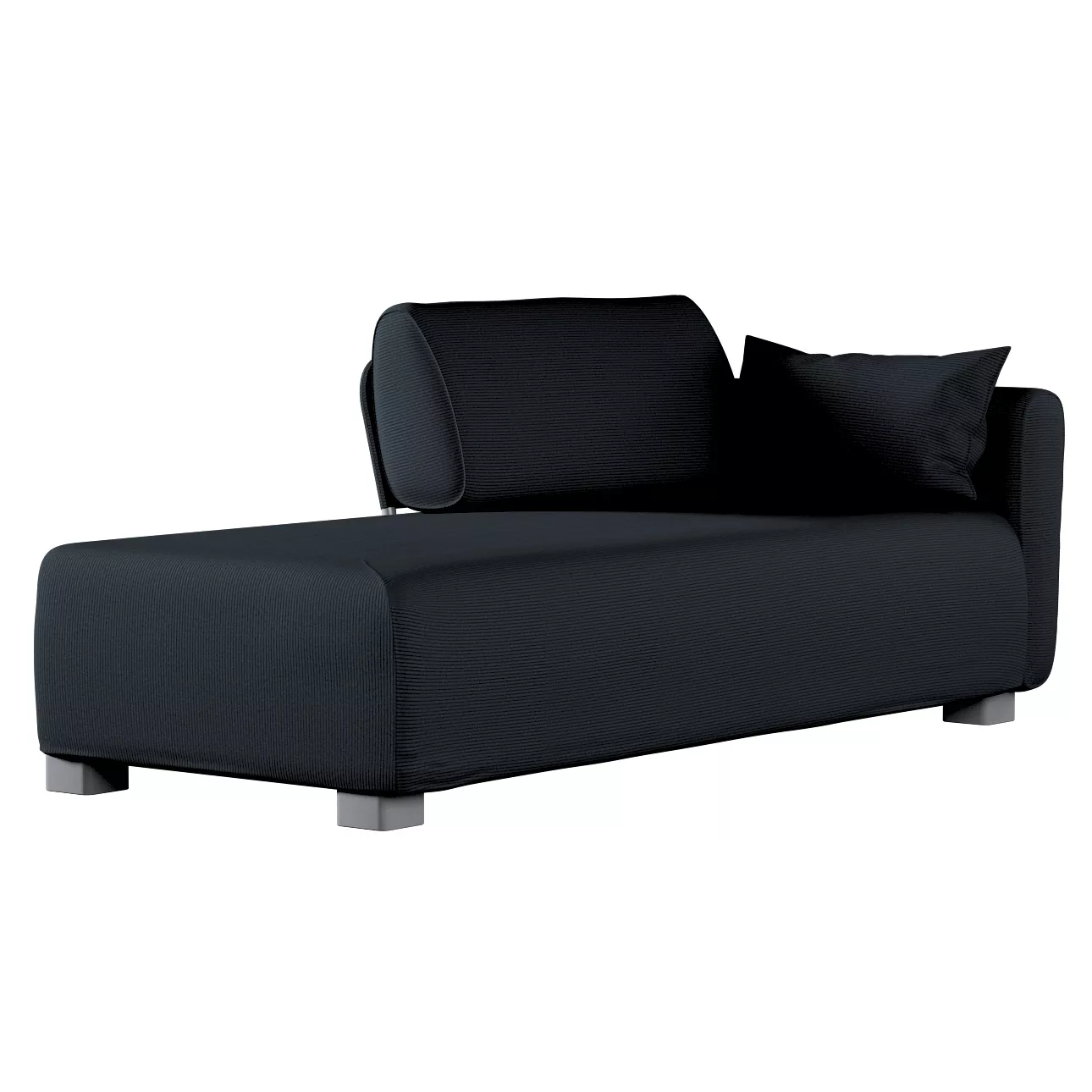 Bezug für Mysinge Recamiere Sofa, anthrazit, Sofahusse, Mysinge Recamiere, günstig online kaufen