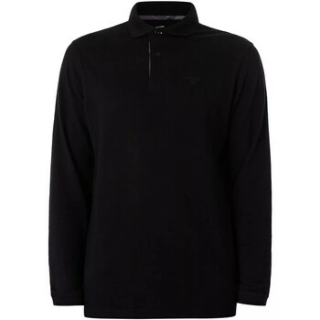 Barbour  Poloshirt Essential Langärmliges Piqué-Poloshirt Mit Schottenmuste günstig online kaufen