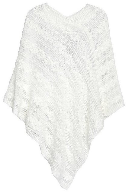 dy_mode Strickponcho Poncho Damen Strickponcho Umhang Cape Pullover in Blum günstig online kaufen