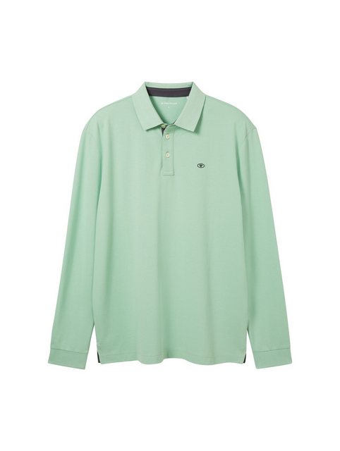 TOM TAILOR Poloshirt Poloshirt Langarmshirt mit Polokragen (1-tlg) günstig online kaufen