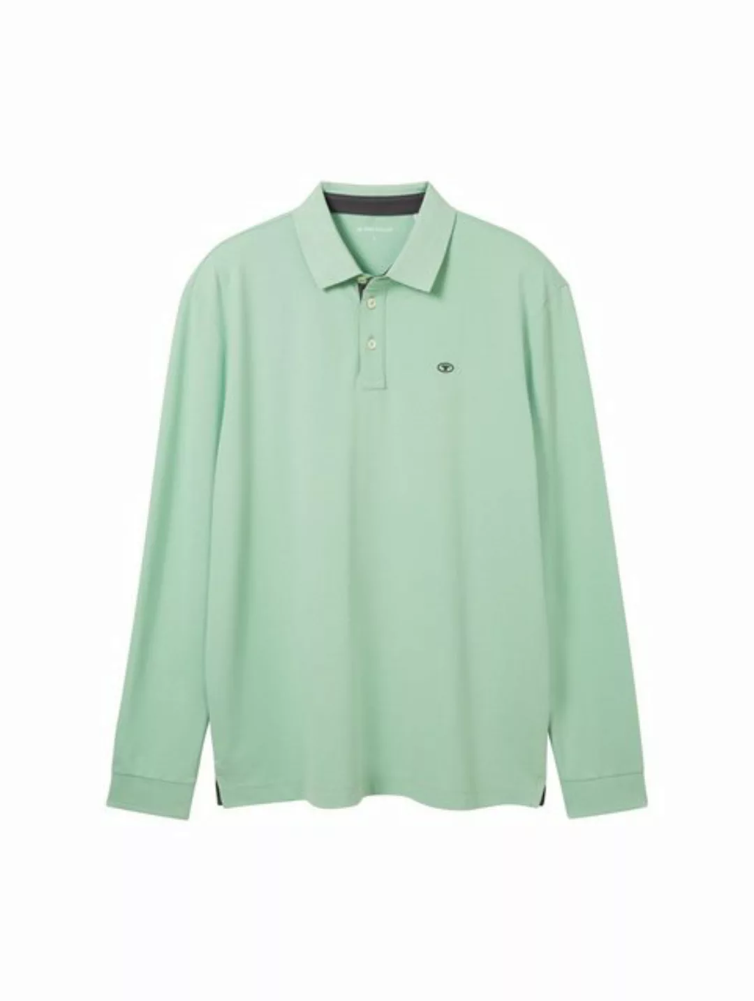 TOM TAILOR Poloshirt Poloshirt Langarmshirt mit Polokragen (1-tlg) günstig online kaufen