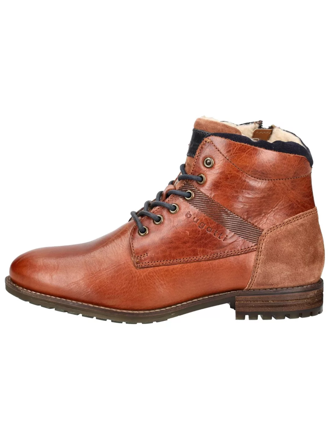 bugatti Schnürstiefelette "bugatti Stiefelette Leder" günstig online kaufen