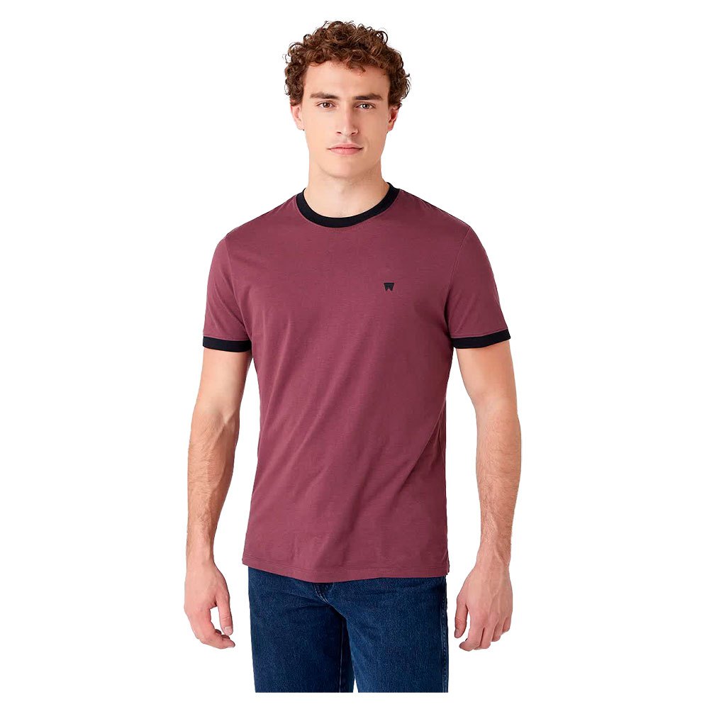 Wrangler Sign Off Kurzärmeliges T-shirt L Catawba Grape günstig online kaufen
