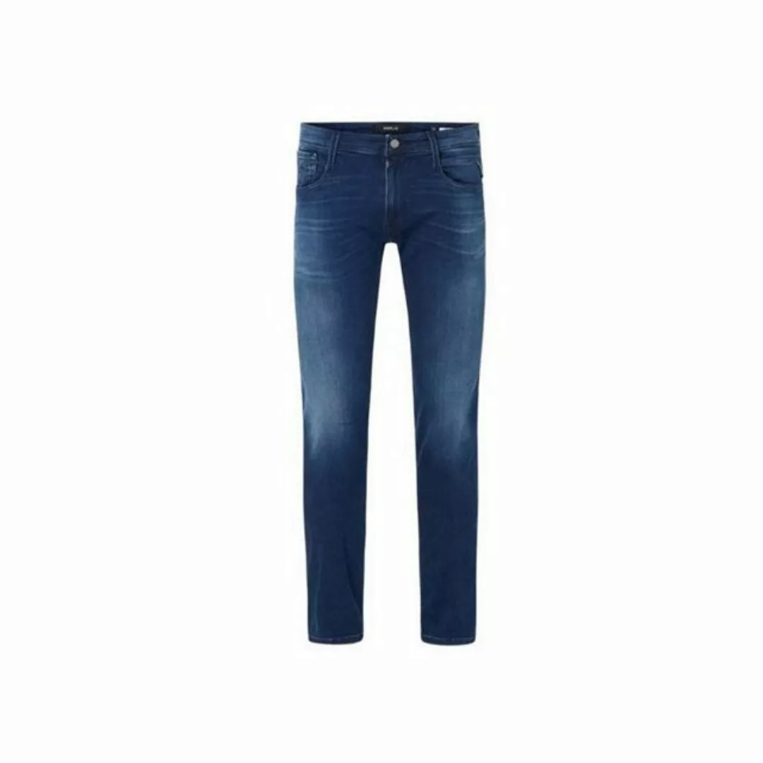 Replay Herren Jeans Anbass - Slim Fit - Blau - Medium Blue günstig online kaufen