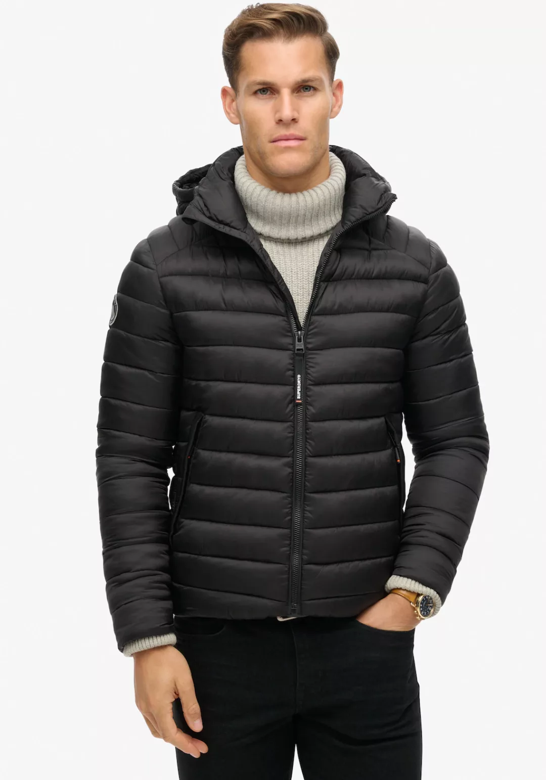 Superdry Steppjacke "HOODED FUJI SPORT PADDED JKT", mit Kapuze günstig online kaufen