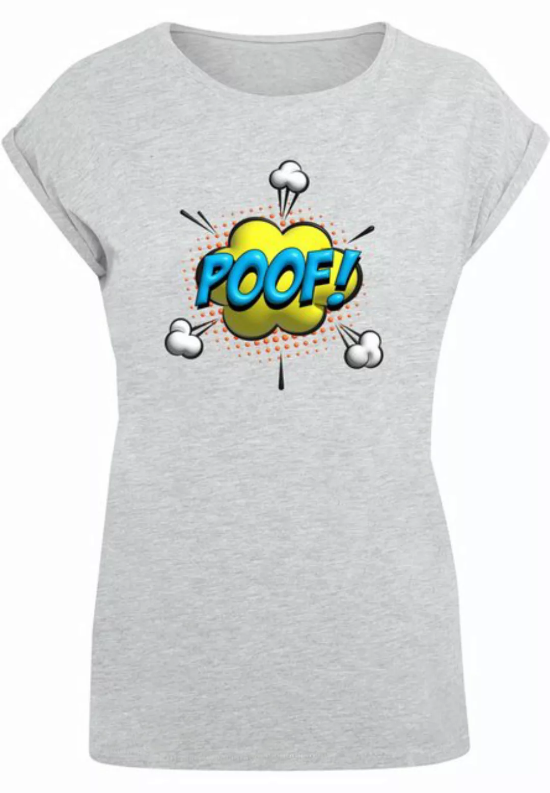 Merchcode T-Shirt Merchcode Damen Ladies POOF Comic Extended Shoulder Tee ( günstig online kaufen