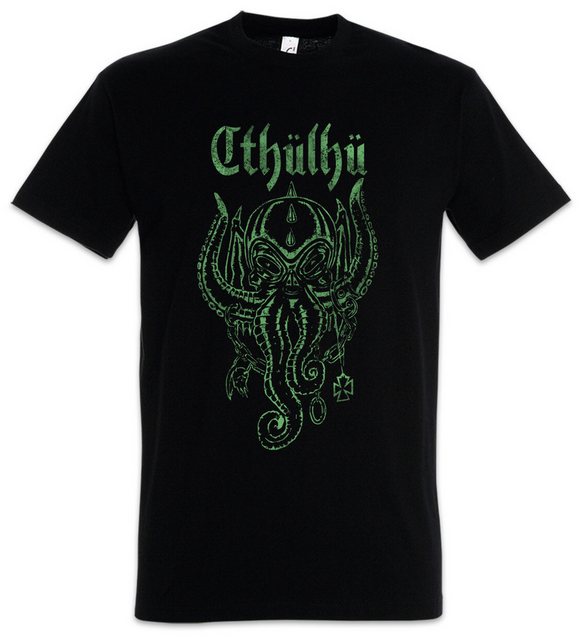 Urban Backwoods Print-Shirt Cthülhü Herren T-Shirt H. P. Lovecraft Miskaton günstig online kaufen