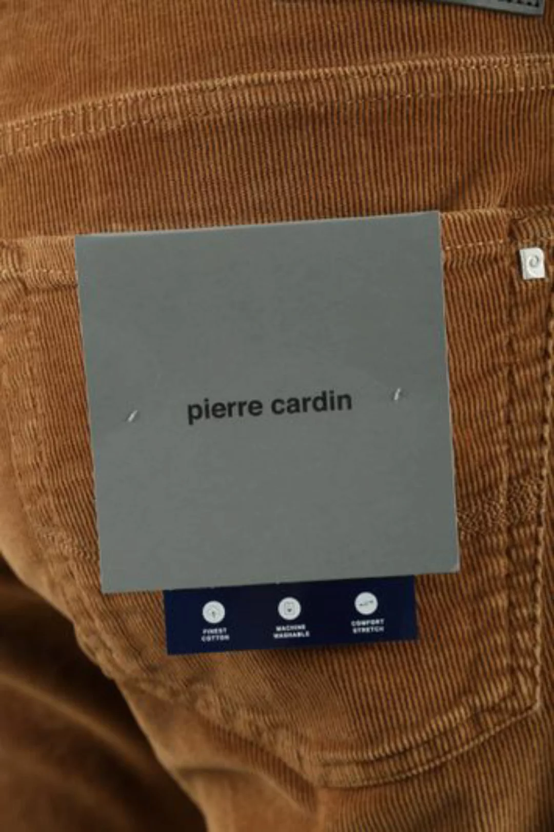 Pierre Cardin Trousers Lyon Future Flex Corduroy Braun  - Größe W 34 - L 32 günstig online kaufen