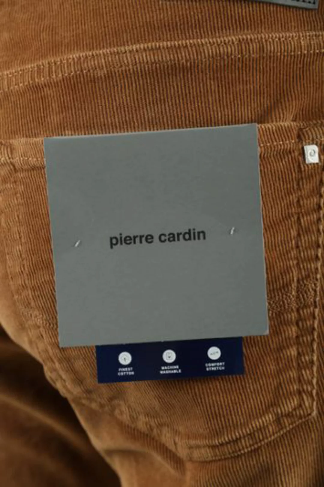 Pierre Cardin Trousers Lyon Future Flex Corduroy Braun - Größe W 35 - L 32 günstig online kaufen