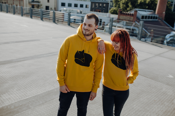 Fuchs Unisex Hoodie Organic Fair Wear Mango günstig online kaufen