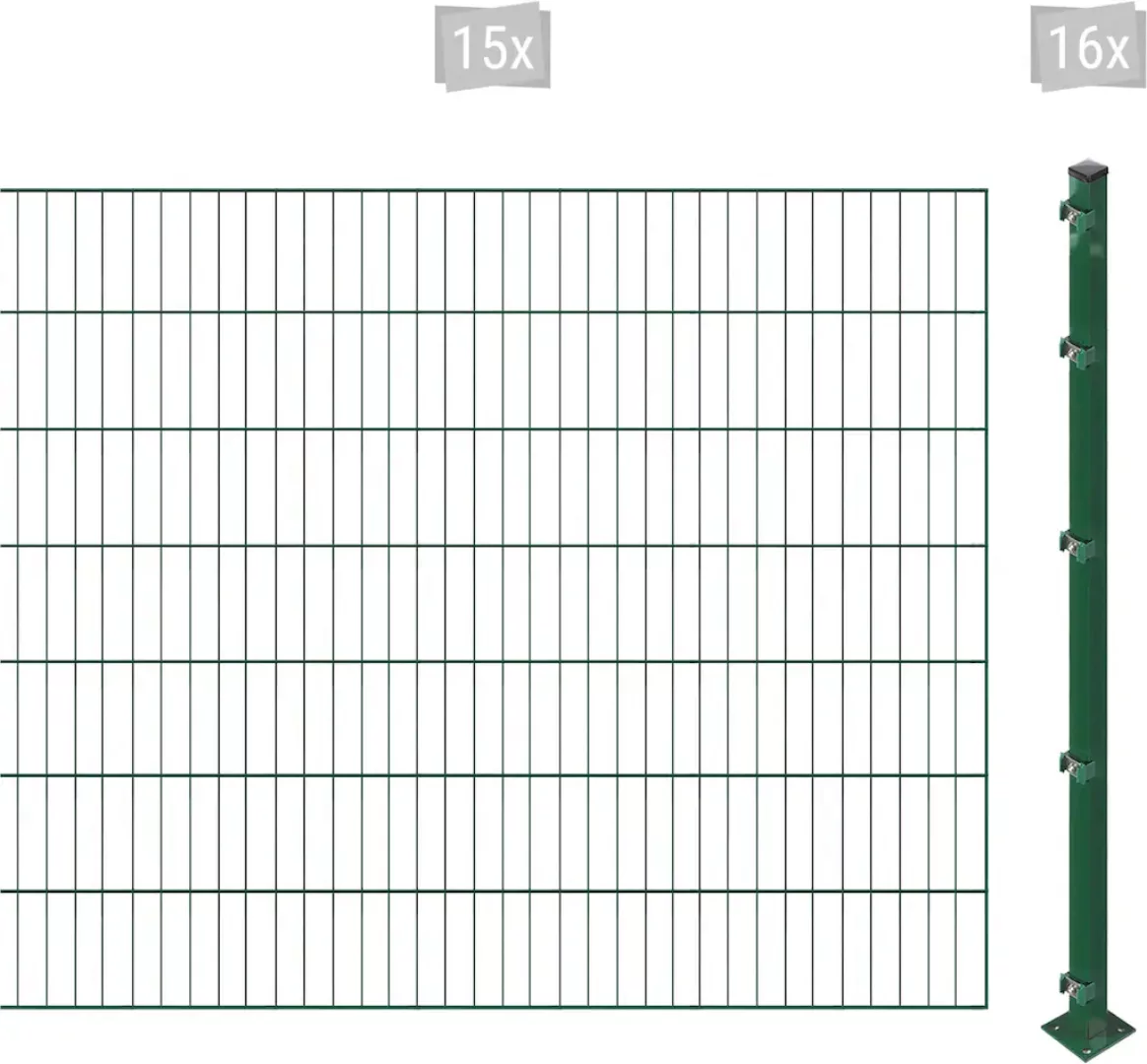 Arvotec Einstabmattenzaun "ESSENTIAL 140 zum Einbetonieren", Zaunhöhe 140 c günstig online kaufen