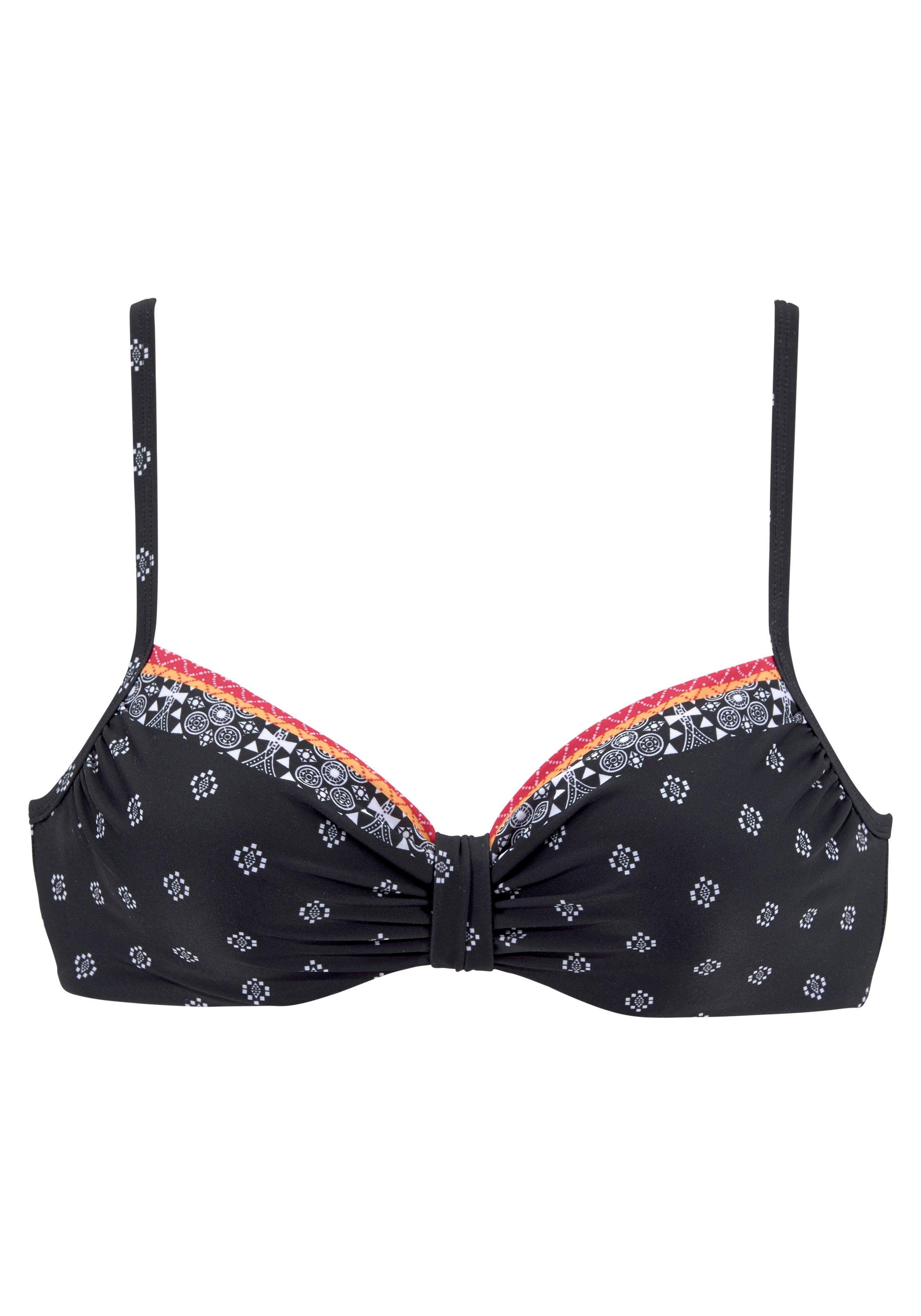 LASCANA Bügel-Bikini-Top "Kimer", mit modernem Print günstig online kaufen