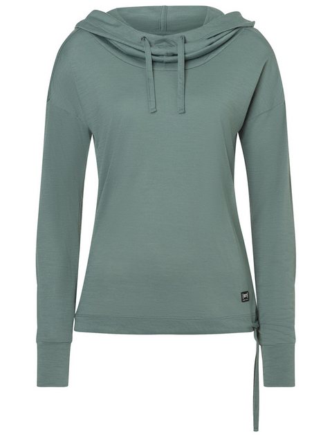 SUPER.NATURAL Hoodie für Damen aus Merino W FUNNEL HOODIE leichtes Longslee günstig online kaufen