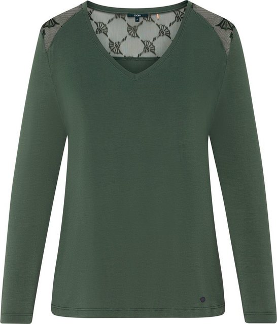 JOOP! Bodywear Pyjamaoberteil JOOP! Sheer Luxury 642097 Langarm-Shirt garde günstig online kaufen